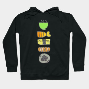 sushi for you in color Hoodie